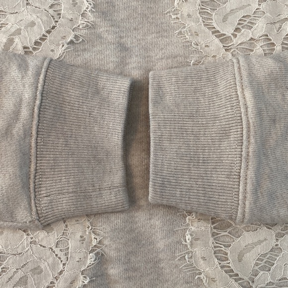 J Crew lace trimmed sweatshirt - Picture 4 of 7